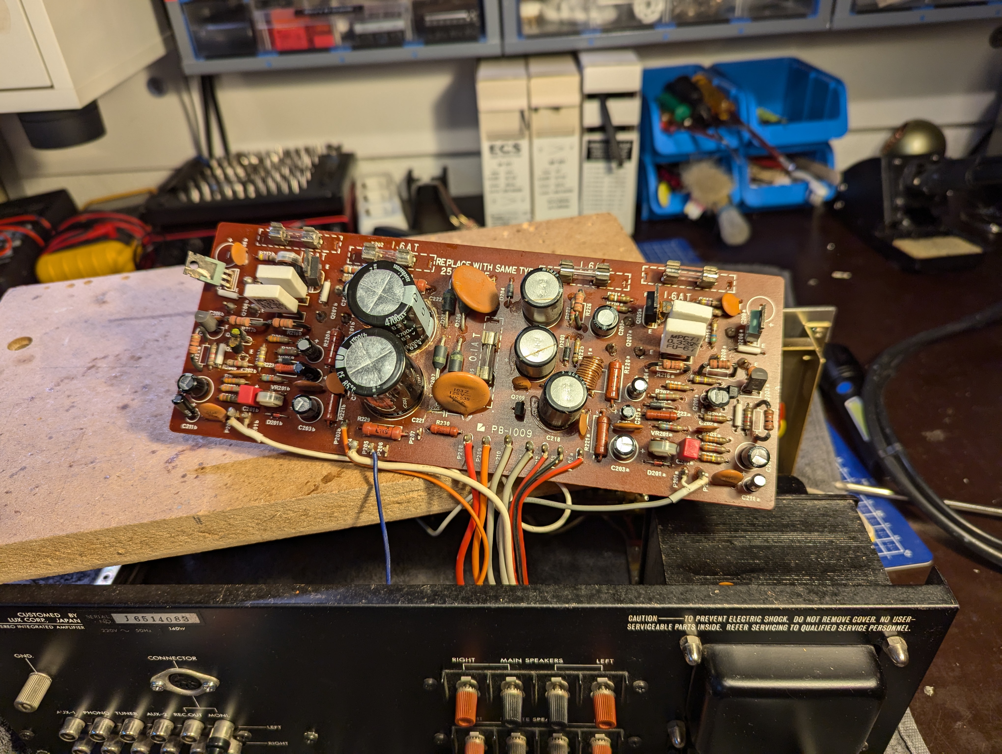 Luxman L-30 output board