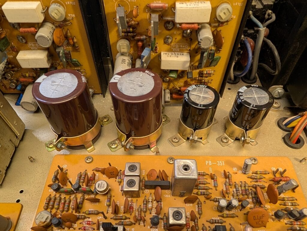 Luxman R800 capacitors power supply