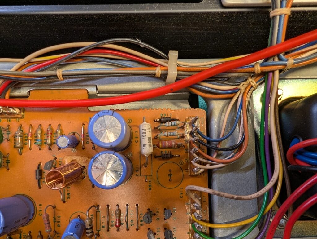 Sony STR-4800 regulated PSU resistors