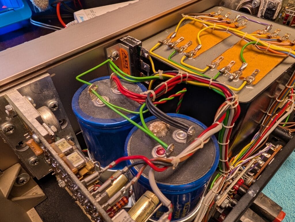 Quad 405 bulging capacitors