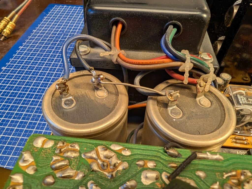 Luxman L-507 old caps