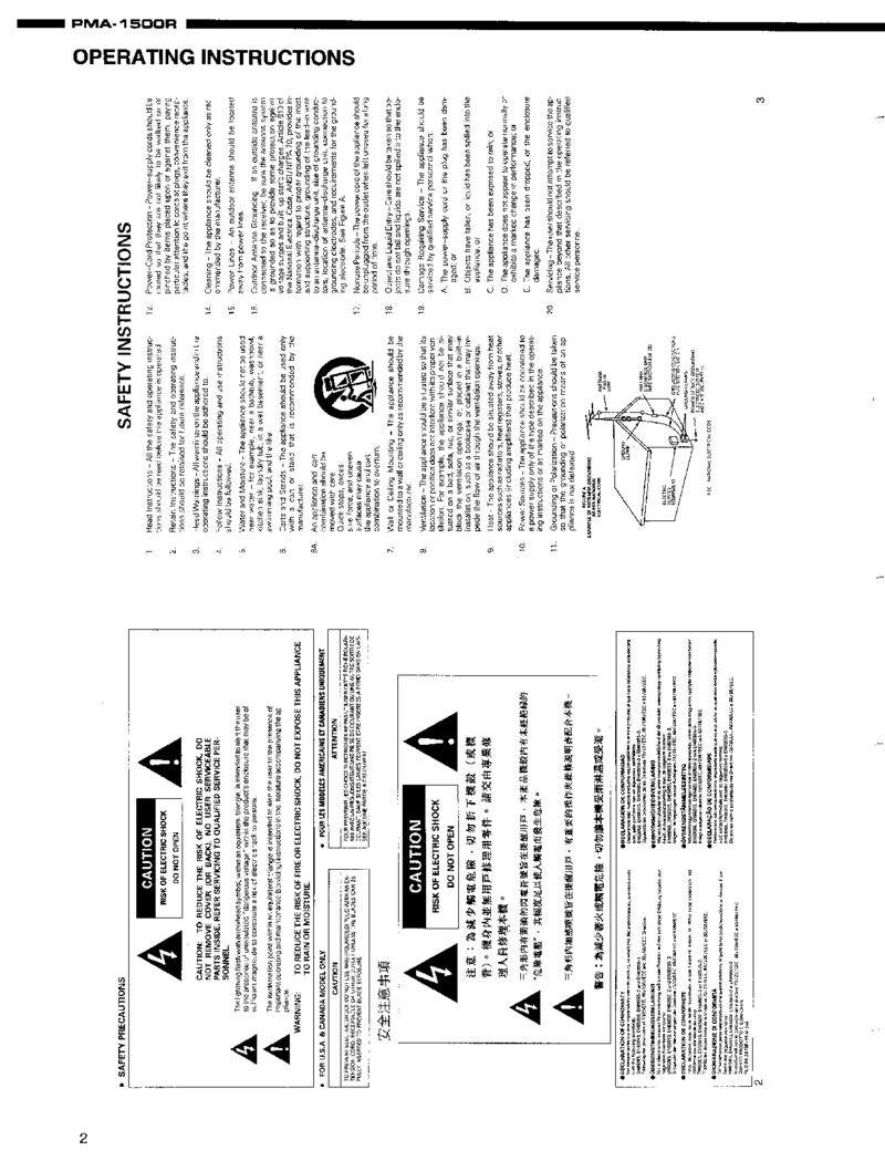 Denon PMA-1500R — Service manual preview