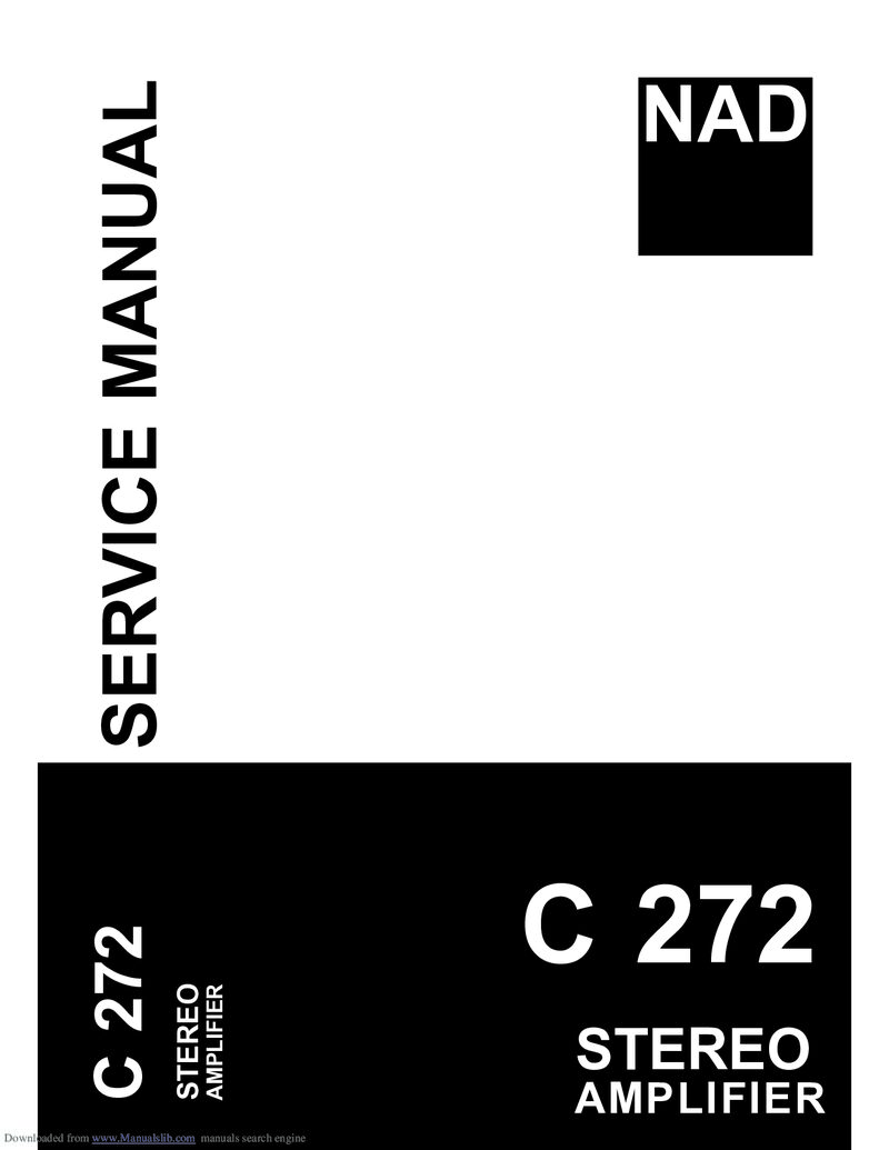 Nad C-272 — Service manual preview
