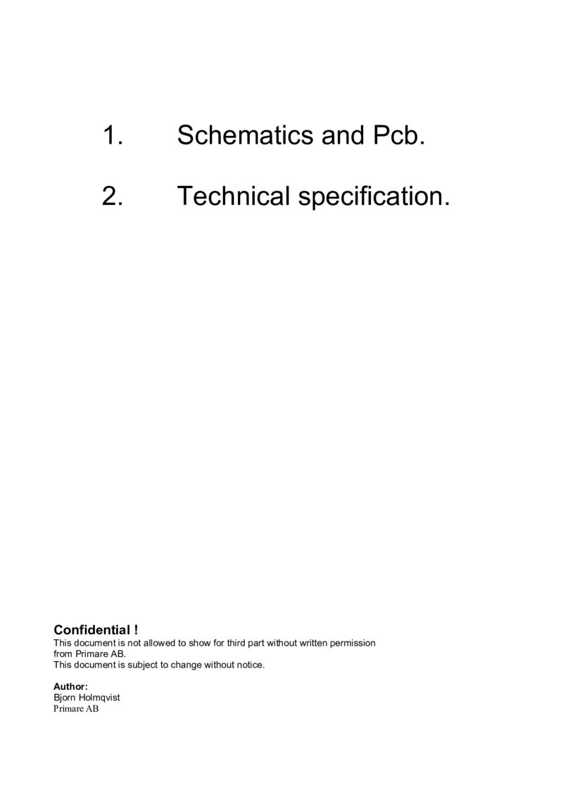 Primare CD32 — Service manual preview