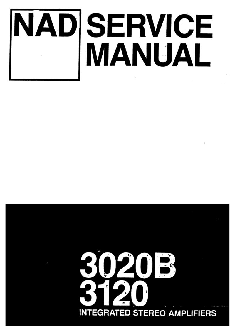 Nad 3020b 3120 — Service manual preview
