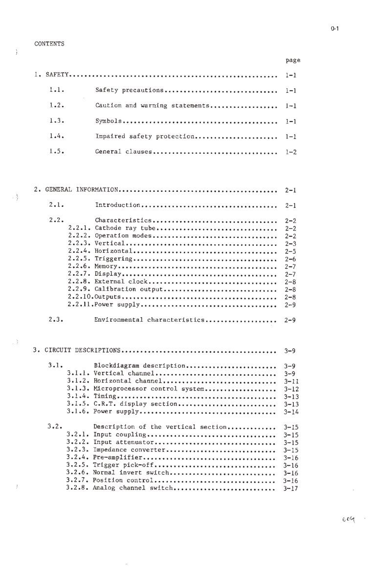 Philips PM3305 — Service manual preview
