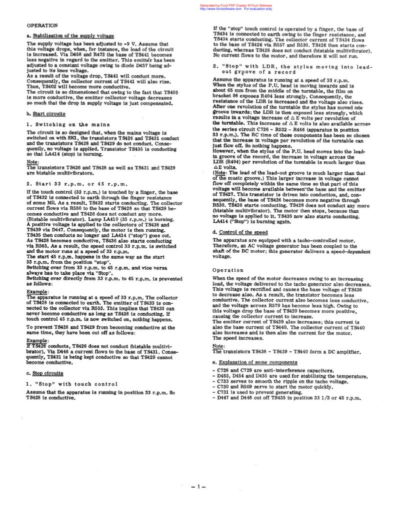Philips GA212 — Service manual preview