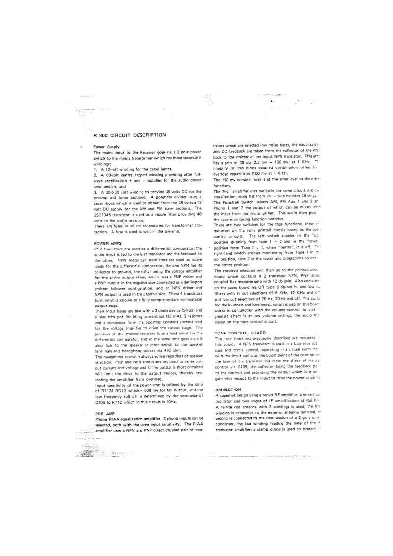 Luxman R800 — Service manual preview