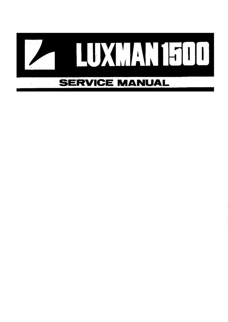Luxman R-1500 — Service manual preview