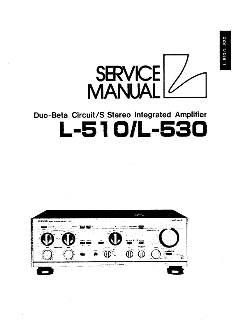 Luxman L-510 L-530 — Service manual preview