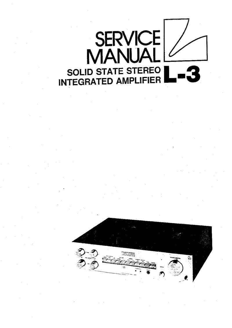 Luxman L-3 — Service manual preview
