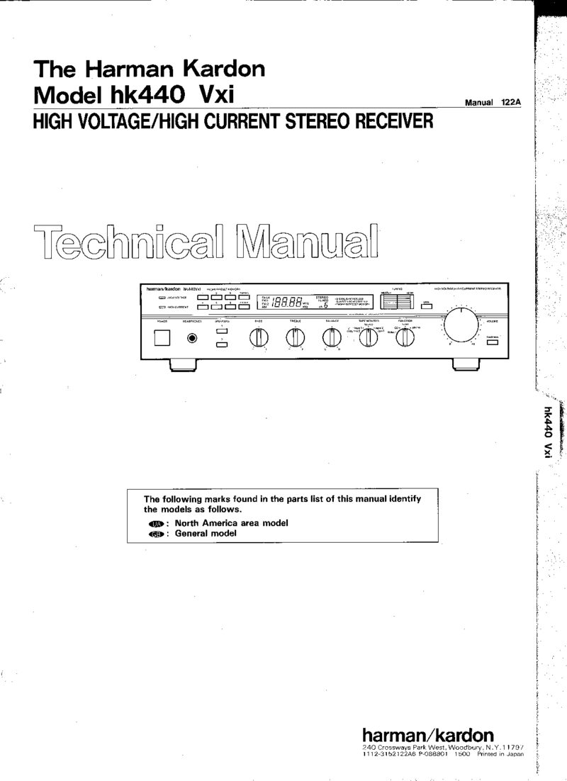 Harman Kardon HK440-VXI — Service manual preview