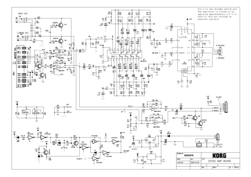Korg SP-250 — Service manual preview