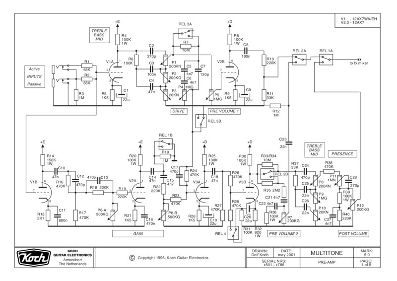 Koch Multitone — Schematic preview