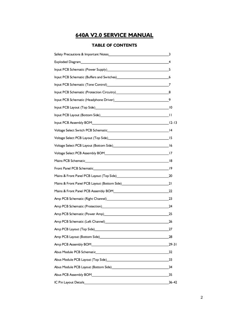 Cambridge AZUR 640a V2 — Service manual preview