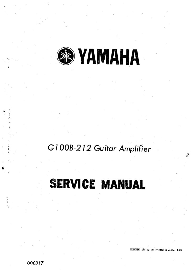 Yamaha G100B-212 E — Service manual preview