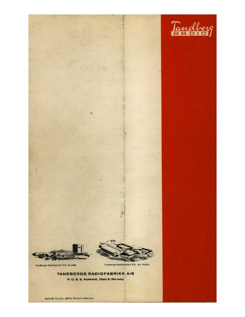Tandberg TCD-330 — Service manual preview