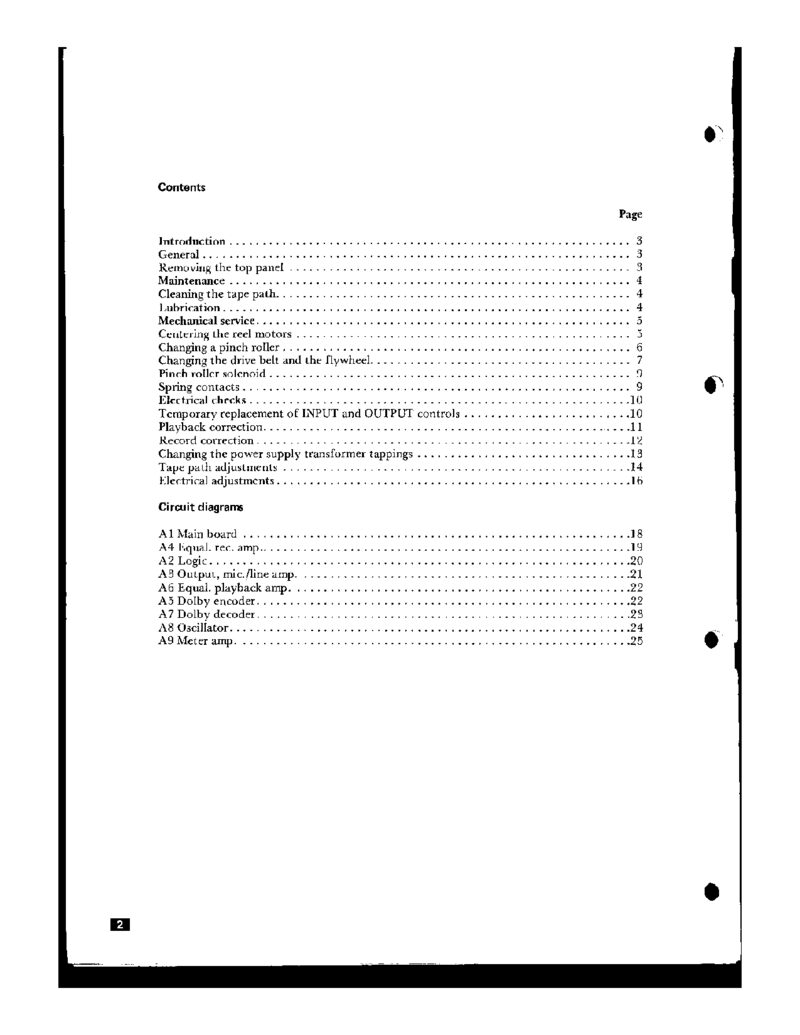 Tandberg TCD-330 — Service manual preview