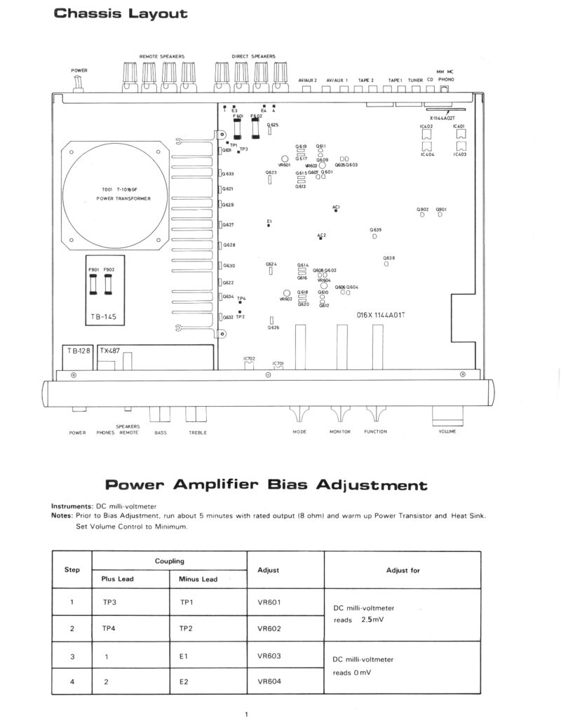 Rotel RA-840bx4 — Service manual preview