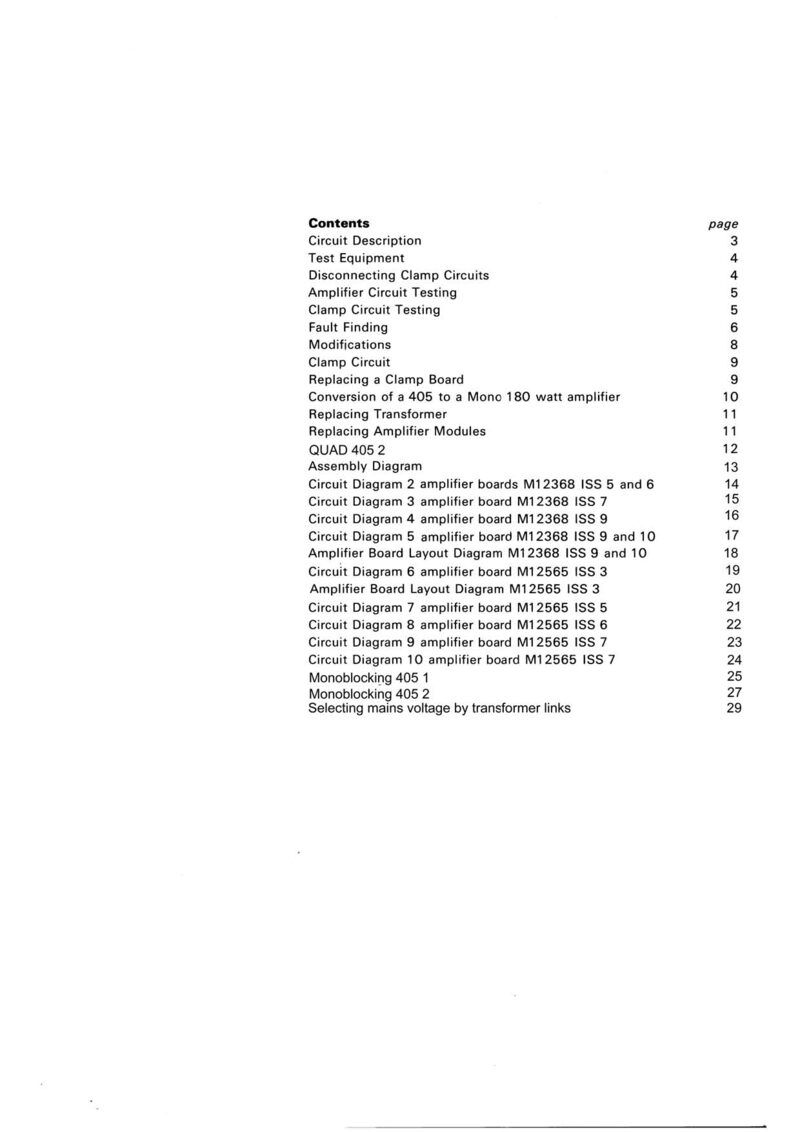 Quad 405 & 405-2 — Service manual preview