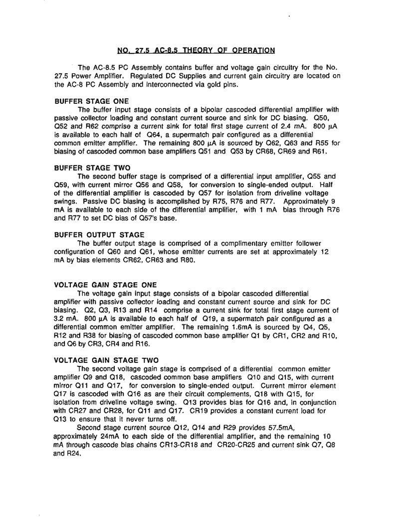 Mark Levinson-27.5 — Service manual preview