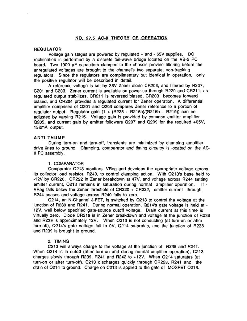Mark Levinson-27.5 — Service manual preview