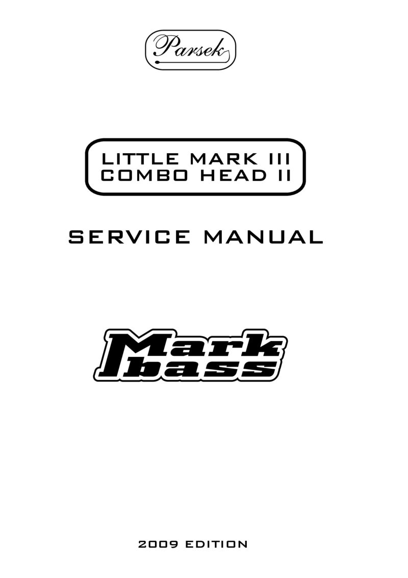Mark BASS Little MARK III — Service manual preview