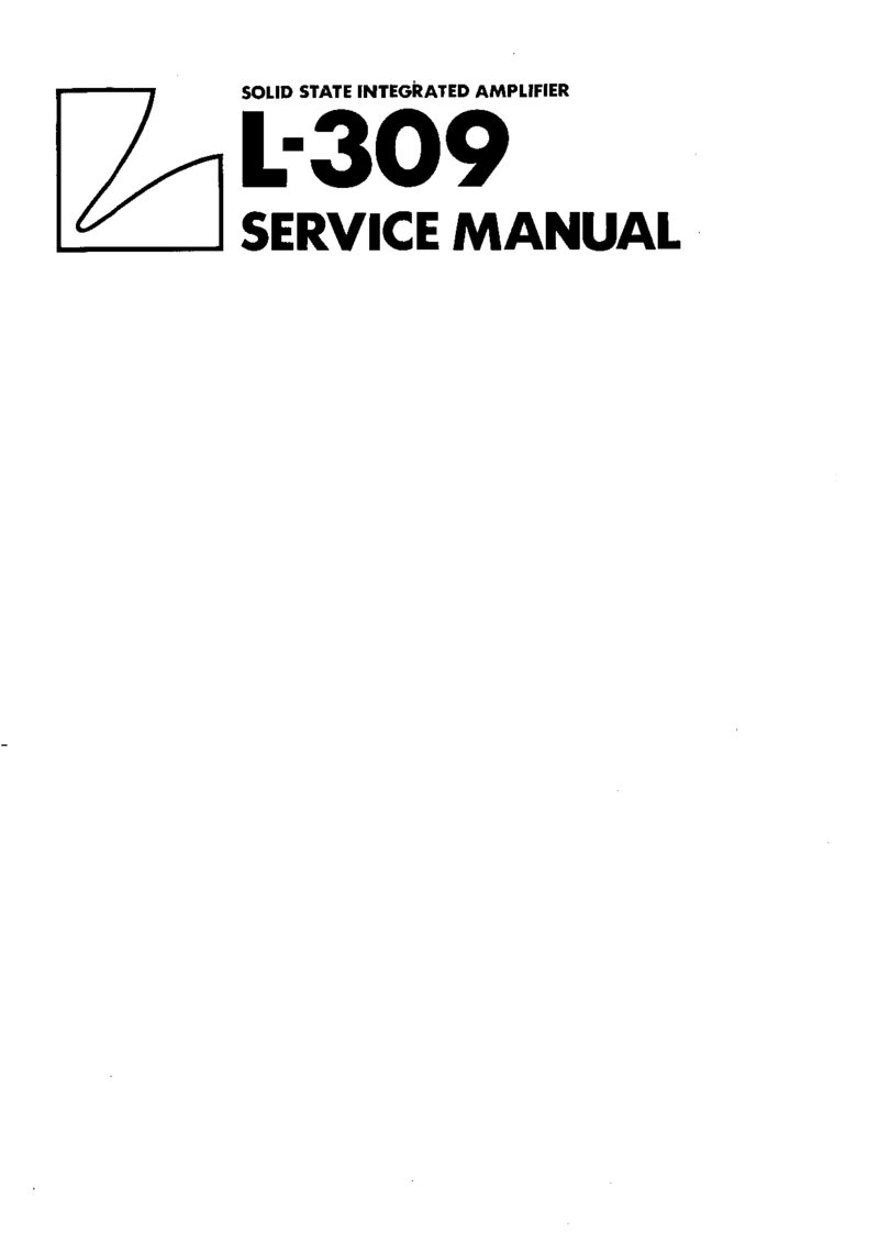 Luxman L308-L309 — Service manual preview