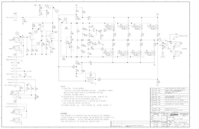 Ampeg SVT-3 PRO — Schematic preview