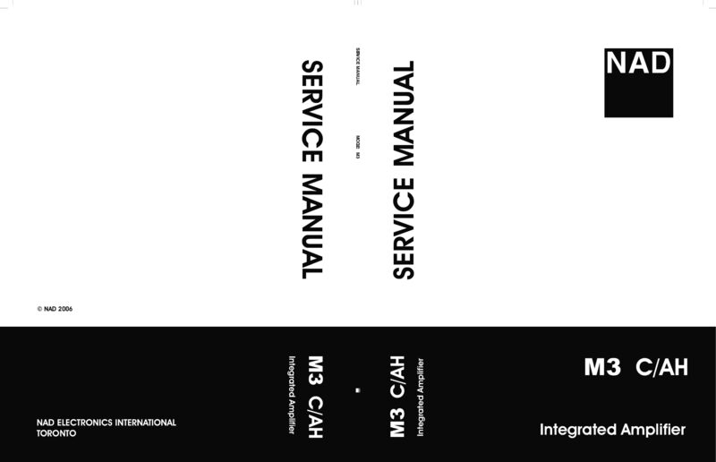 Nad M3 — Service manual preview